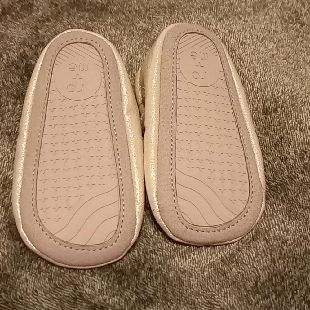 Shimmery To and Me baby shoes size 12-18 months